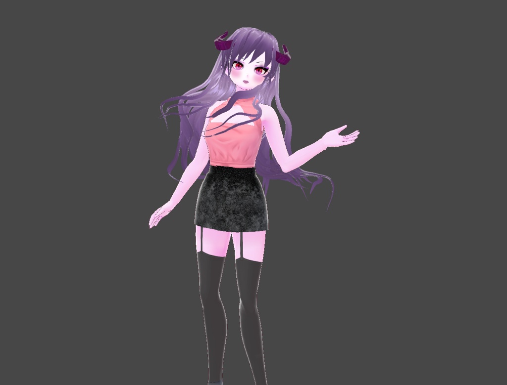 Pink top with sparkle skirt