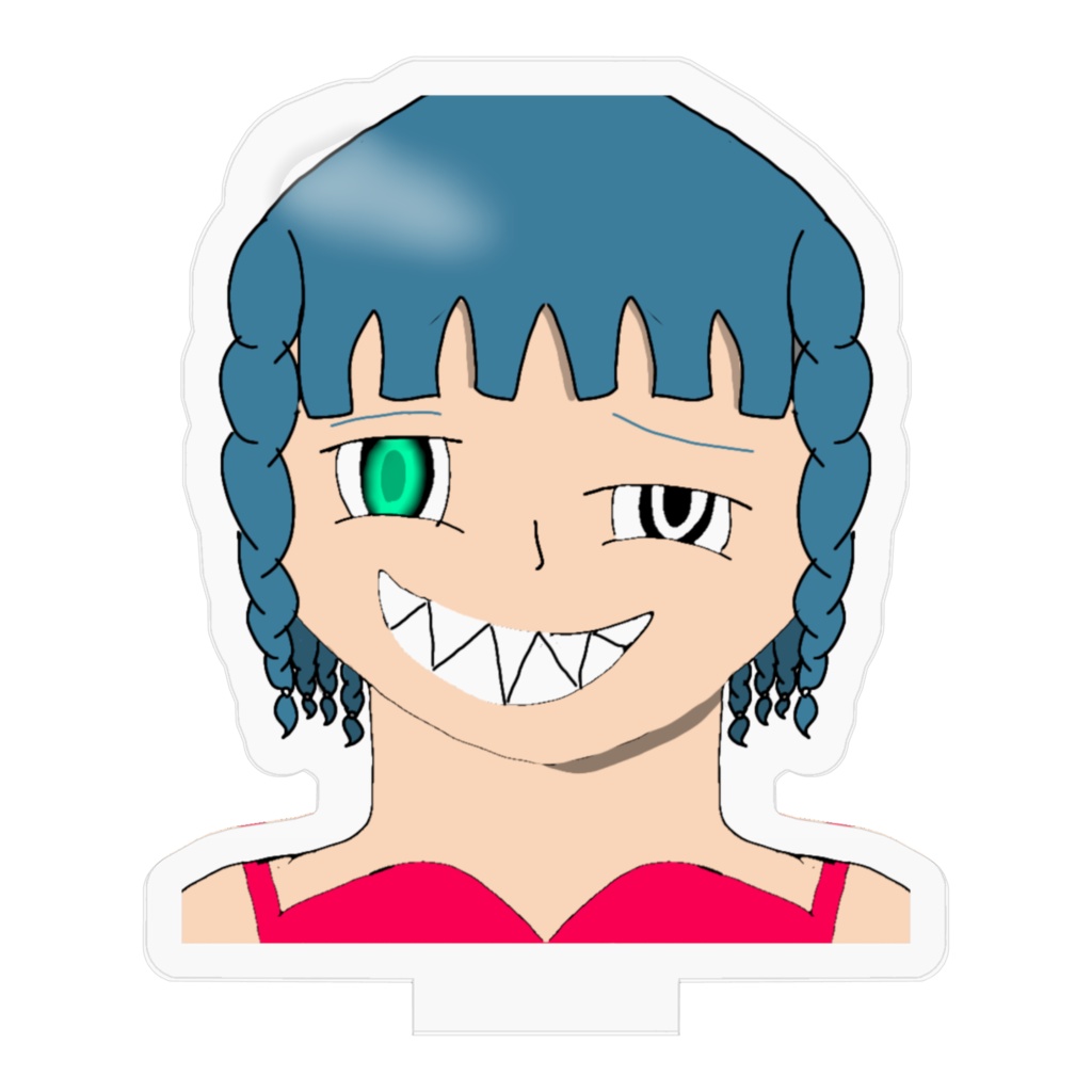 ゲス顔少女アクリルフィギュア