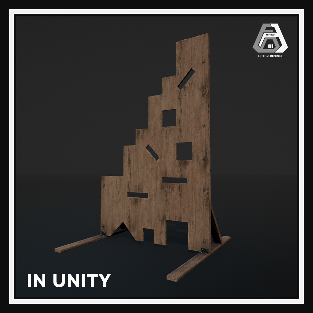 【3Dモデル】V-Tac Barricade | 9-HOLE | トレーニングバンカー | 训练用木板