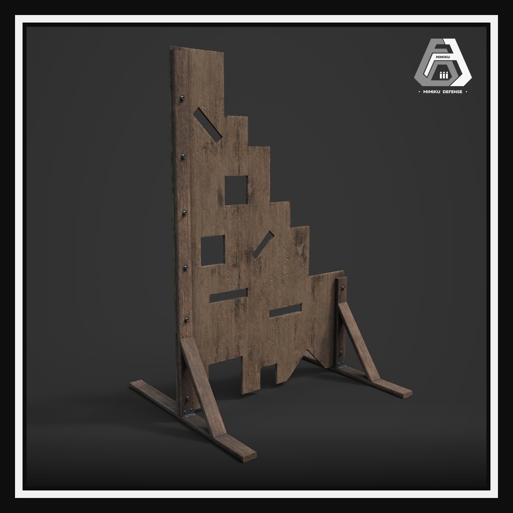 【3Dモデル】V-Tac Barricade | 9-HOLE | トレーニングバンカー | 训练用木板
