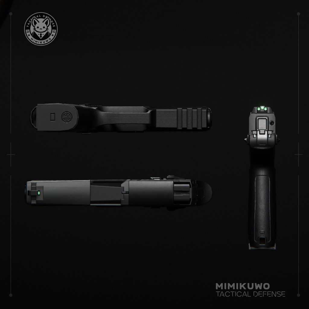 【3Dモデル】P320 | Game Ready Low-poly 3D model