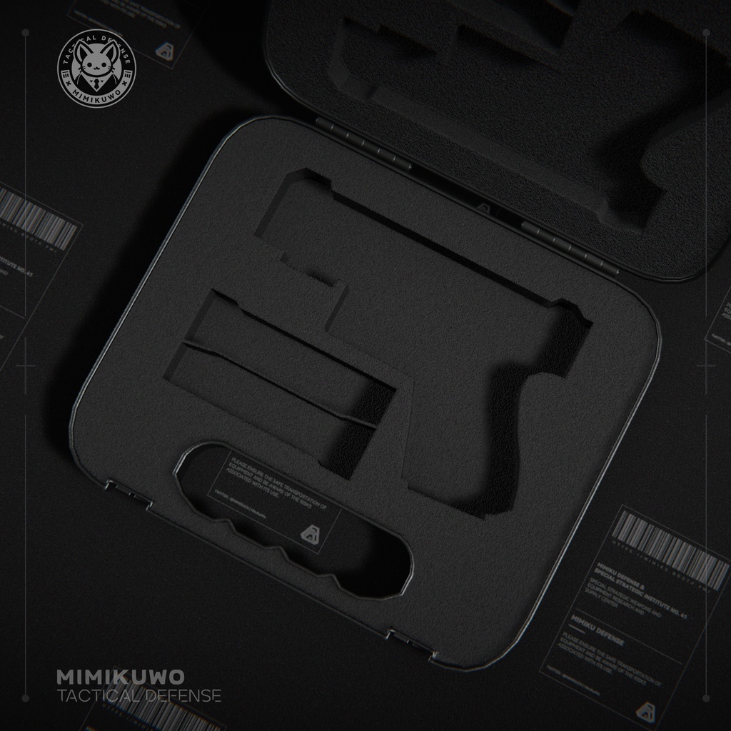 【3Dモデル】P320 / G19 Pistol Case | 武器ボックス | Booth限定/無料