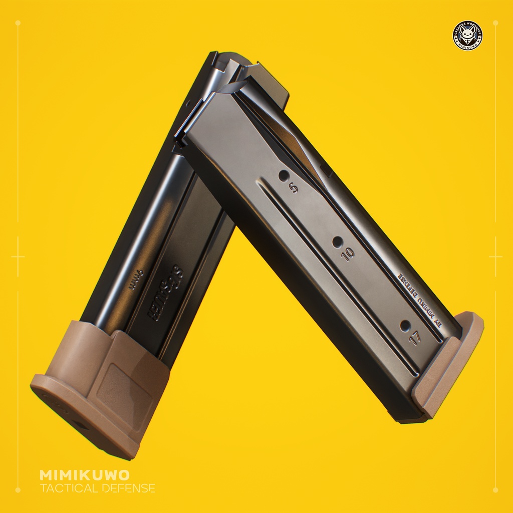 【3Dモデル】M17 x M18 Pistol | Game Ready Low-poly 3D model