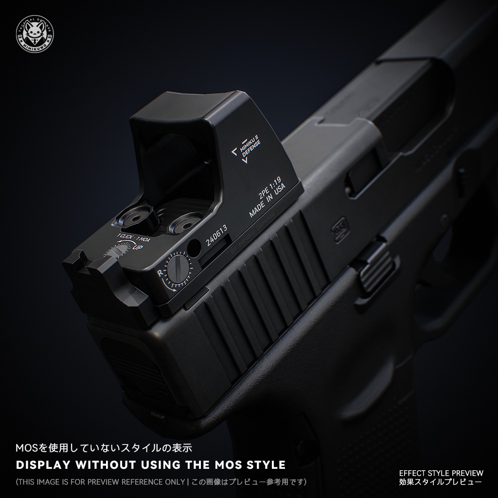 【3Dモデル・VRChat想定】RMR RedDot 照準器 Pack | Expansion | Low-poly - v2.0