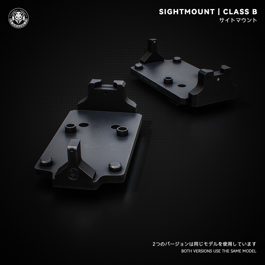 【3Dモデル・VRChat想定】RMR RedDot 照準器 Pack | Expansion | Low-poly - v2.0