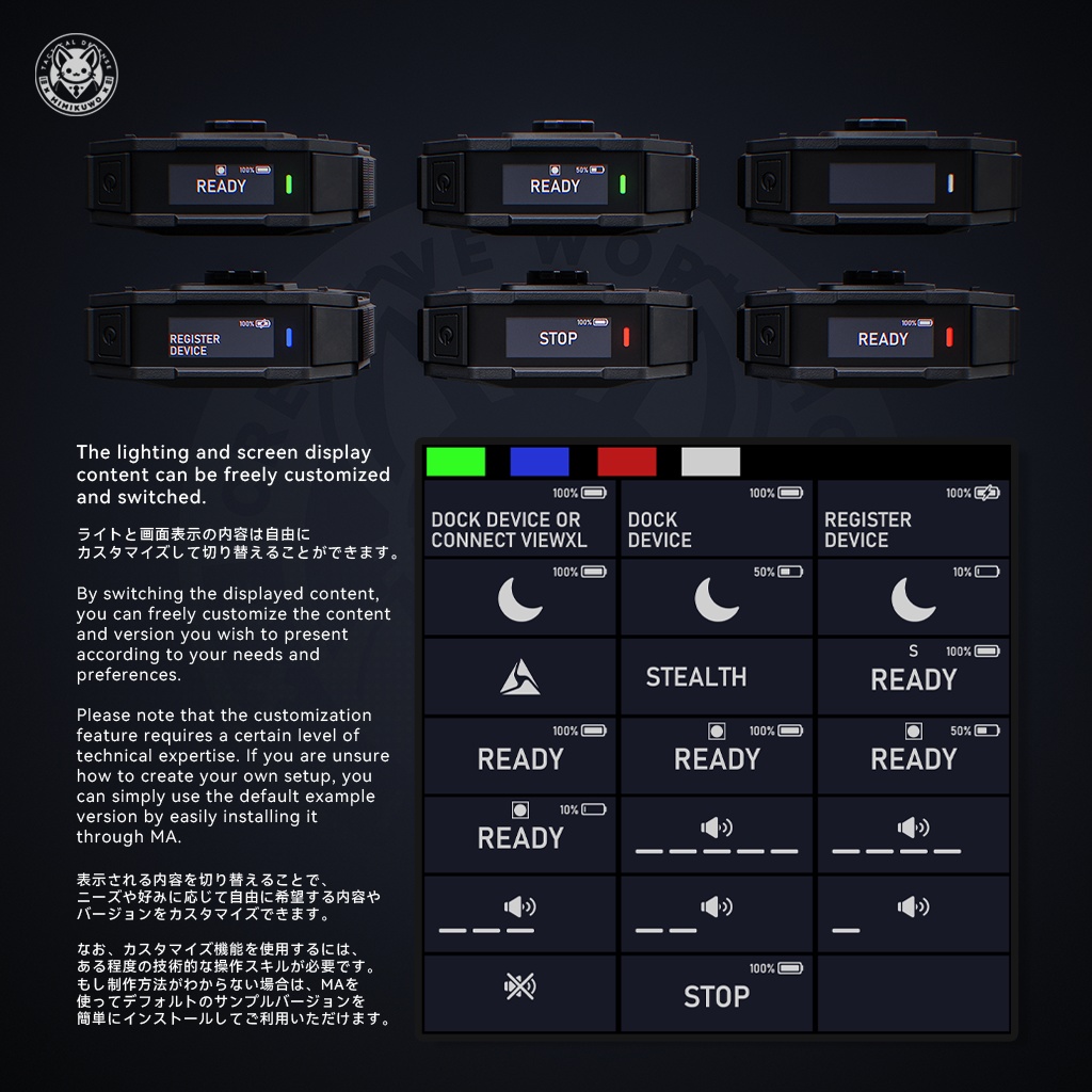 【3Dモデル・MA対応・VRChat想定】Body Camera 3 AXON ボディカメラ | Equip | Low-poly - v1.1