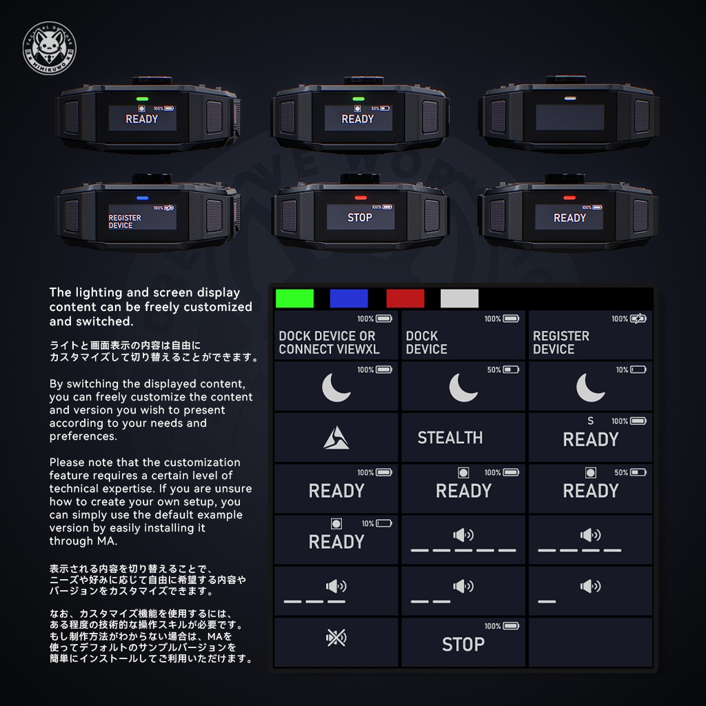 【3Dモデル・MA対応・VRChat想定】Body Camera 4 AXON ボディカメラ | Equip | Low-poly - Update | v1.1