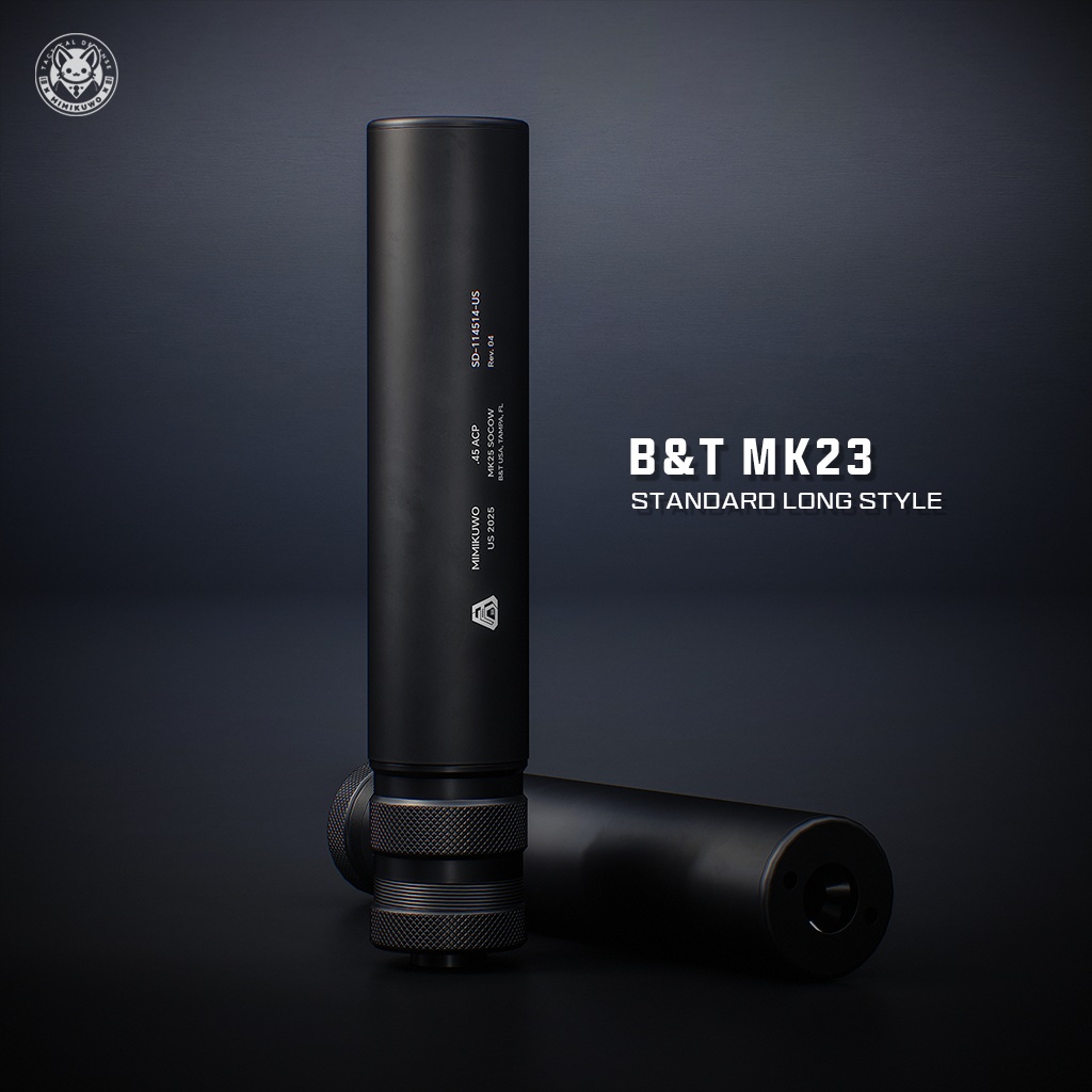 【3Dモデル・VRChat想定】サプレッサー Suppressor 5種類 | Expansion | Low-poly - v2.0