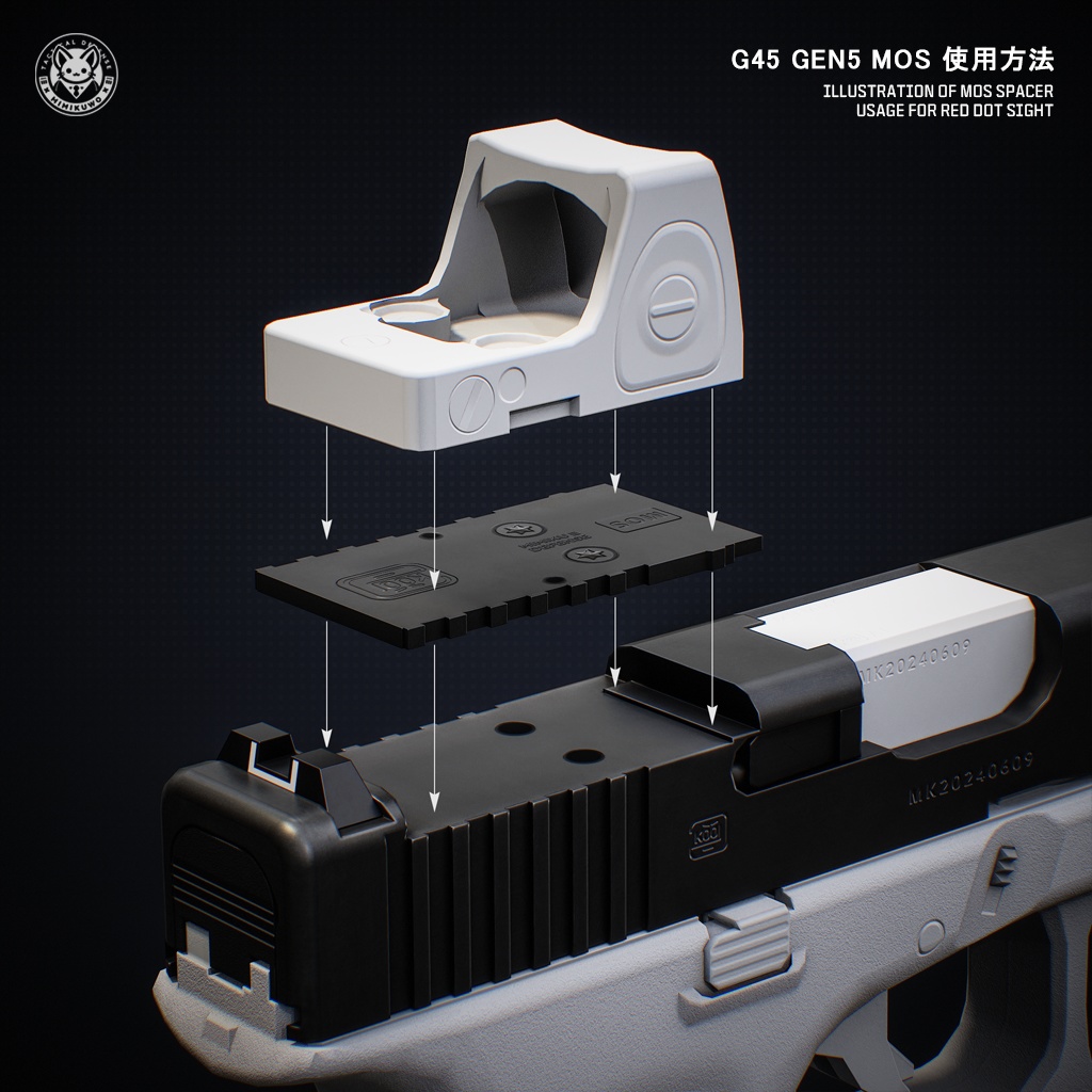 【3Dモデル】G45 Gen5 MOS | Expansion | Low-poly 3D model - v3.0