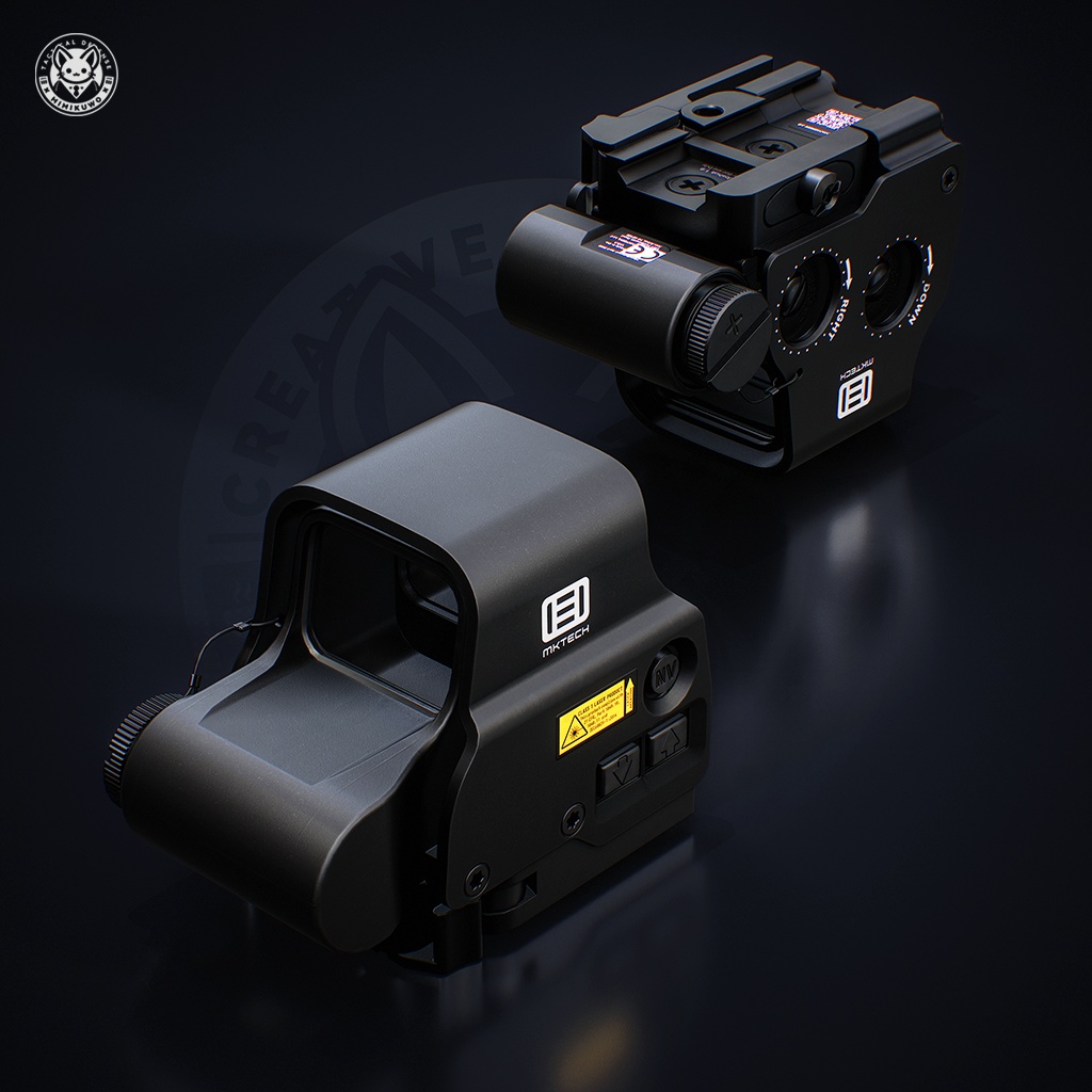 【3Dモデル・VRChat想定】EXPS3 + G33 照準器 Pack | Expansion | Low-poly - v1.0