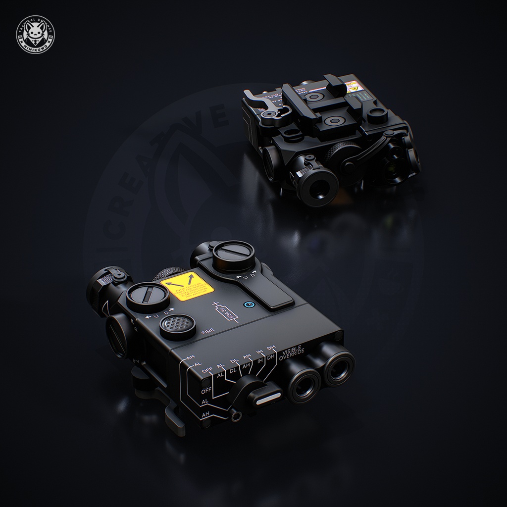 【3Dモデル・VRChat想定】 DBAL-A3 Laser レーザー | Expansion | Low-poly