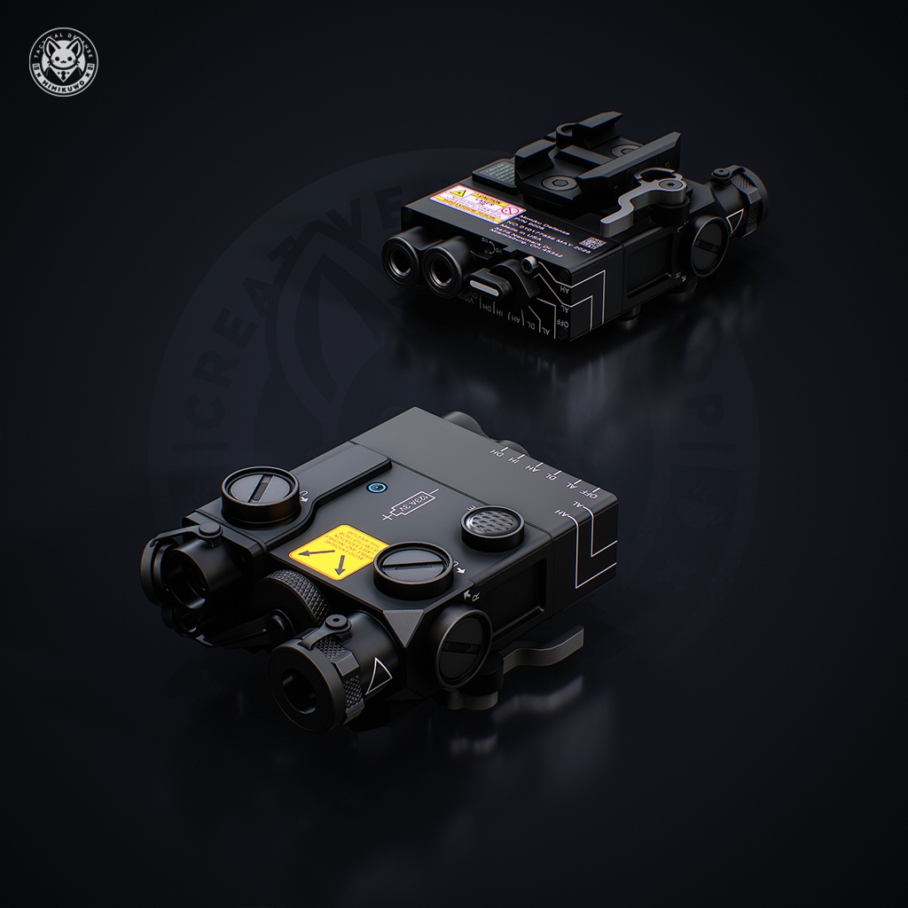 【3Dモデル・VRChat想定】 DBAL-A3 Laser レーザー | Expansion | Low-poly