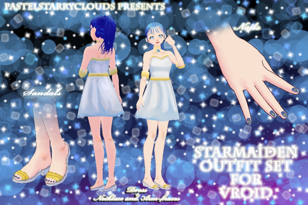 Star Maiden Outfit Set for VRoid