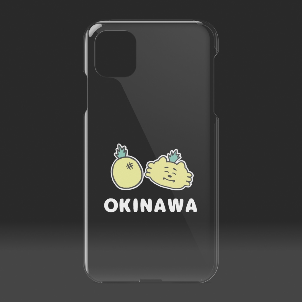 OKIRIP iPhoneケース パインシーサー クリア