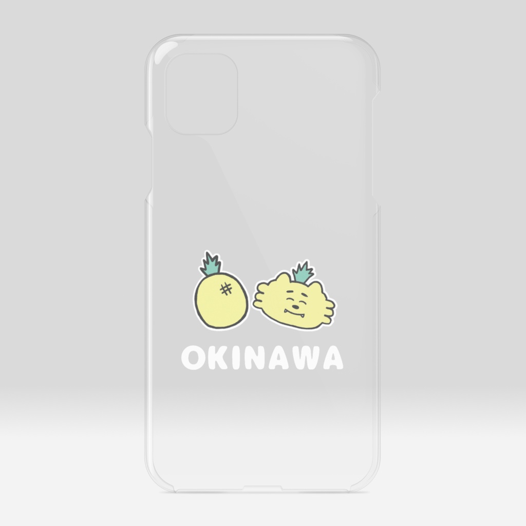 OKIRIP iPhoneケース パインシーサー クリア
