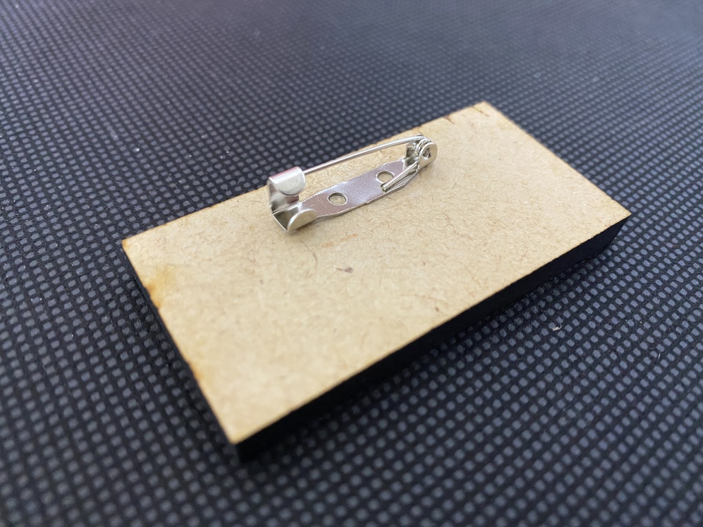 餓狼伝説 ギースハワード ハワードコネクション MDF ブローチ コサージュ バッジ