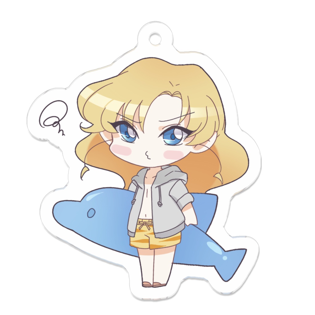 タイガーズアイ　アクリルキーホルダー