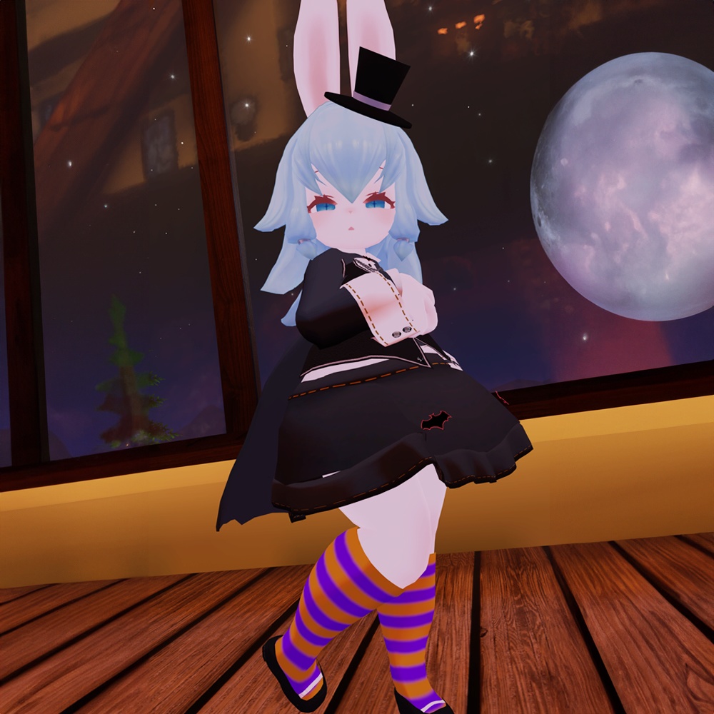ハロウィンラビット【VRC向け衣装】【ハロウィン】