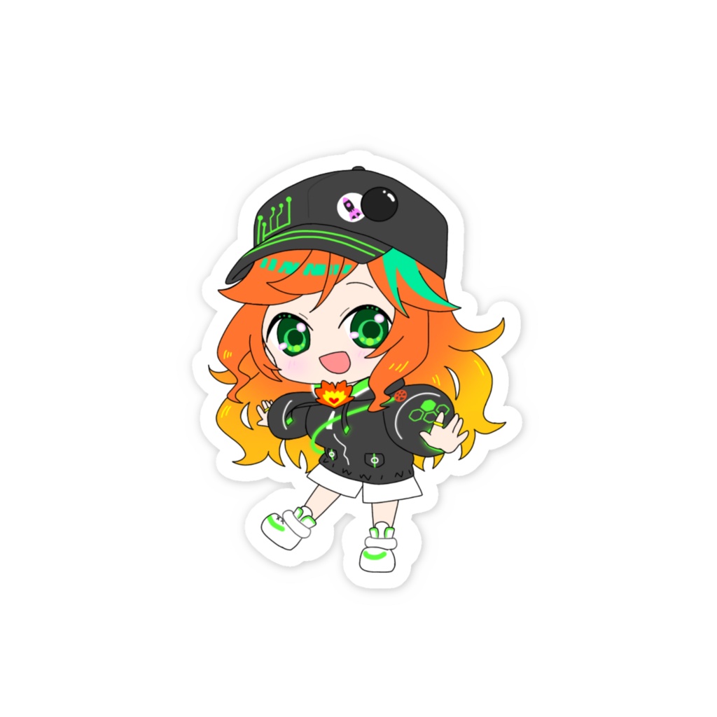 Vtuber陽愛ハルカ 常設グッズ【 ステッカー / 陽愛ハルカ 】
