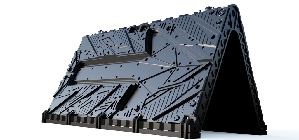 ハイディティール 矢印板 【3Dモデル】