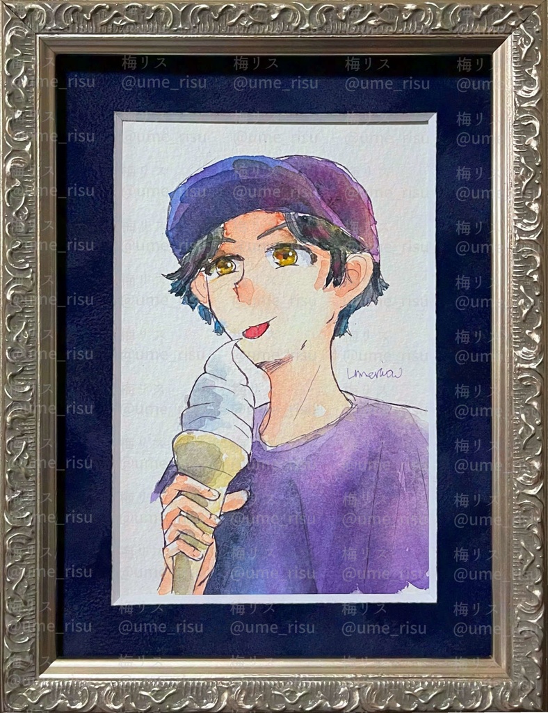 【額装原画】全部、知った顔して