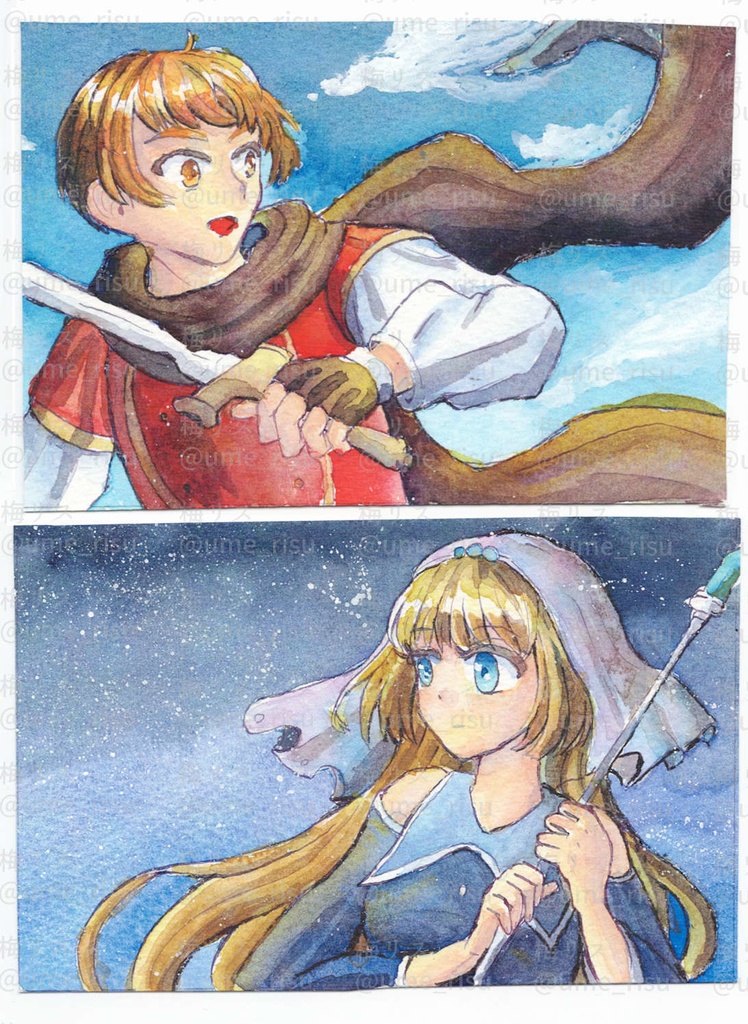 【フレームレス】【セット販売】太陽の勇者と月の魔法使い