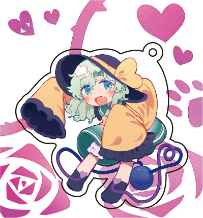 ぶらぶらこいしちゃんアクリルキーホルダー