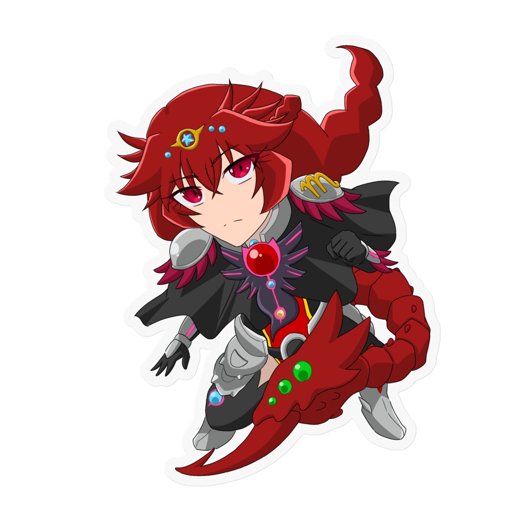 天蠍宮ちゃん　ステッカー　SDver.