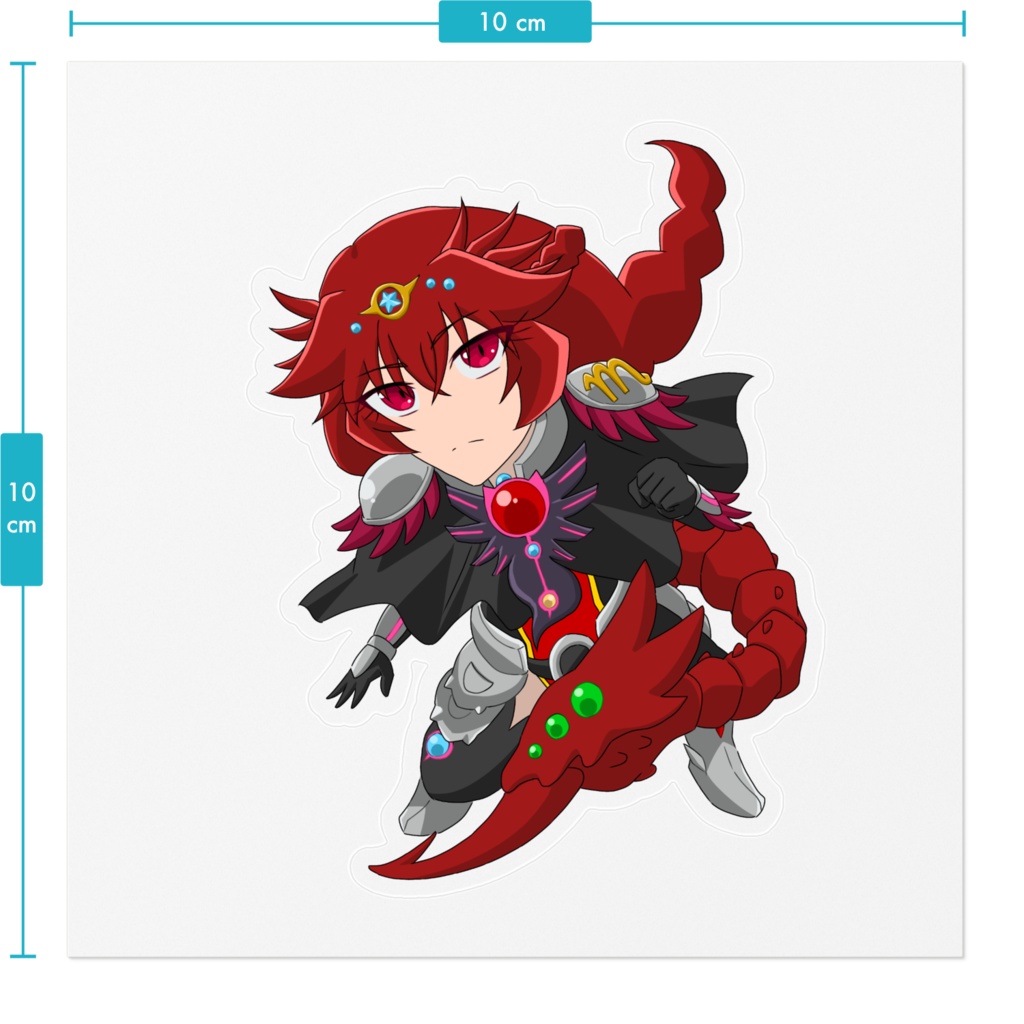 天蠍宮ちゃん ステッカー SDver.