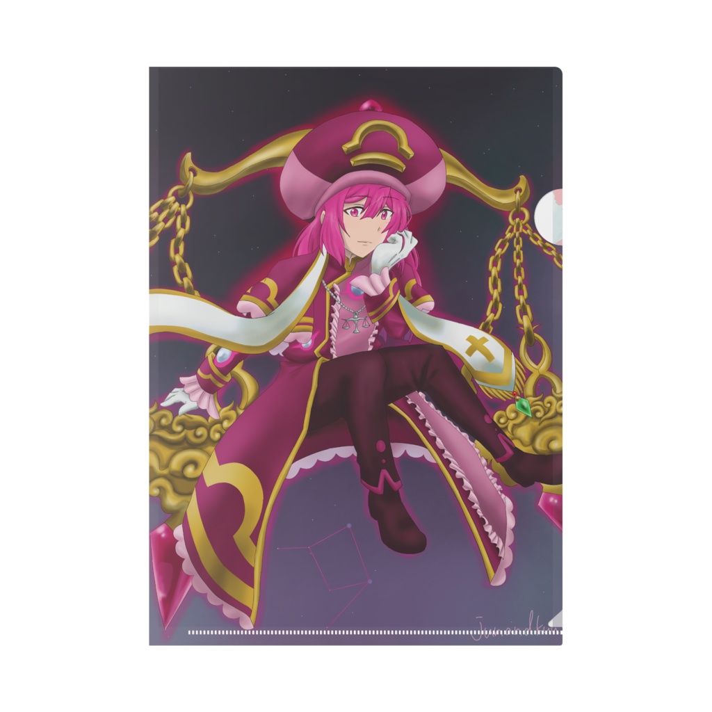 星座クリアファイル 天秤宮&白羊宮