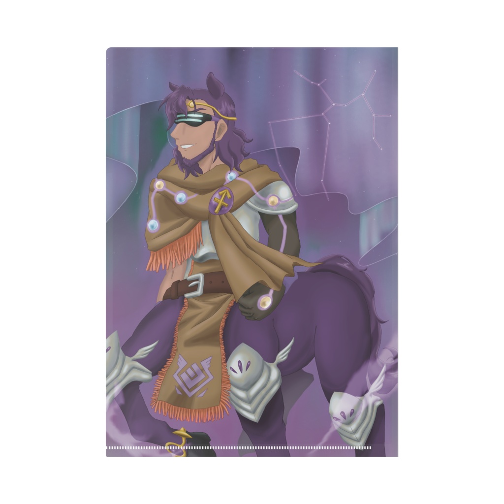 星座クリアファイル 巨蟹宮&人馬宮