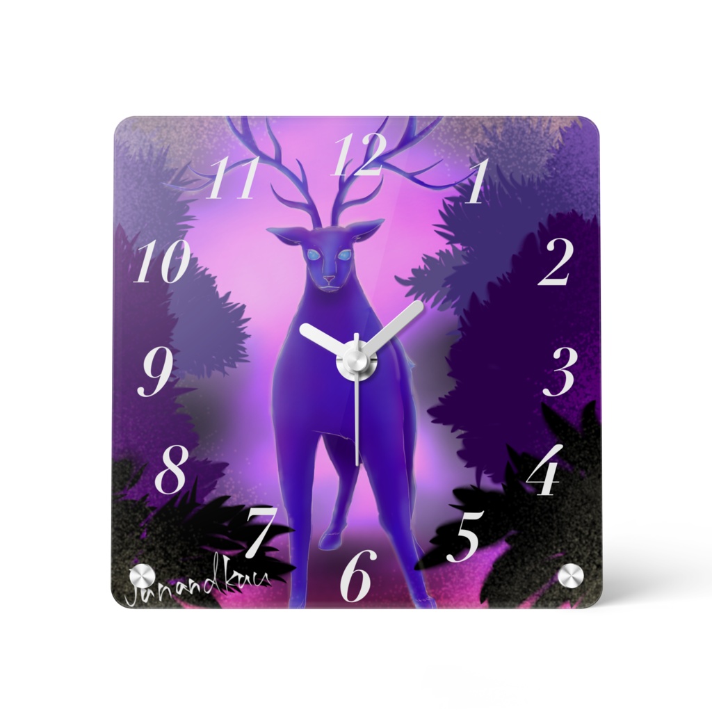 deer アクリル時計