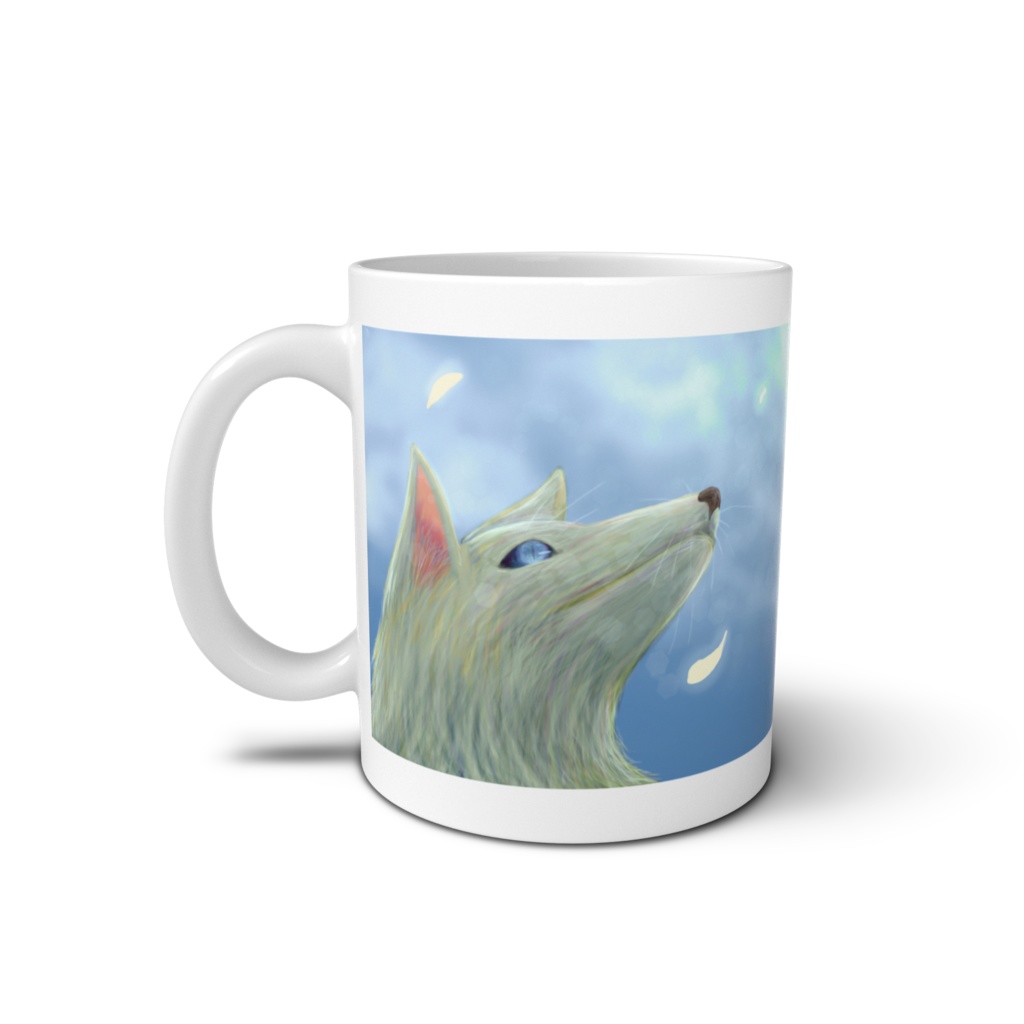 マグカップ 銀狐