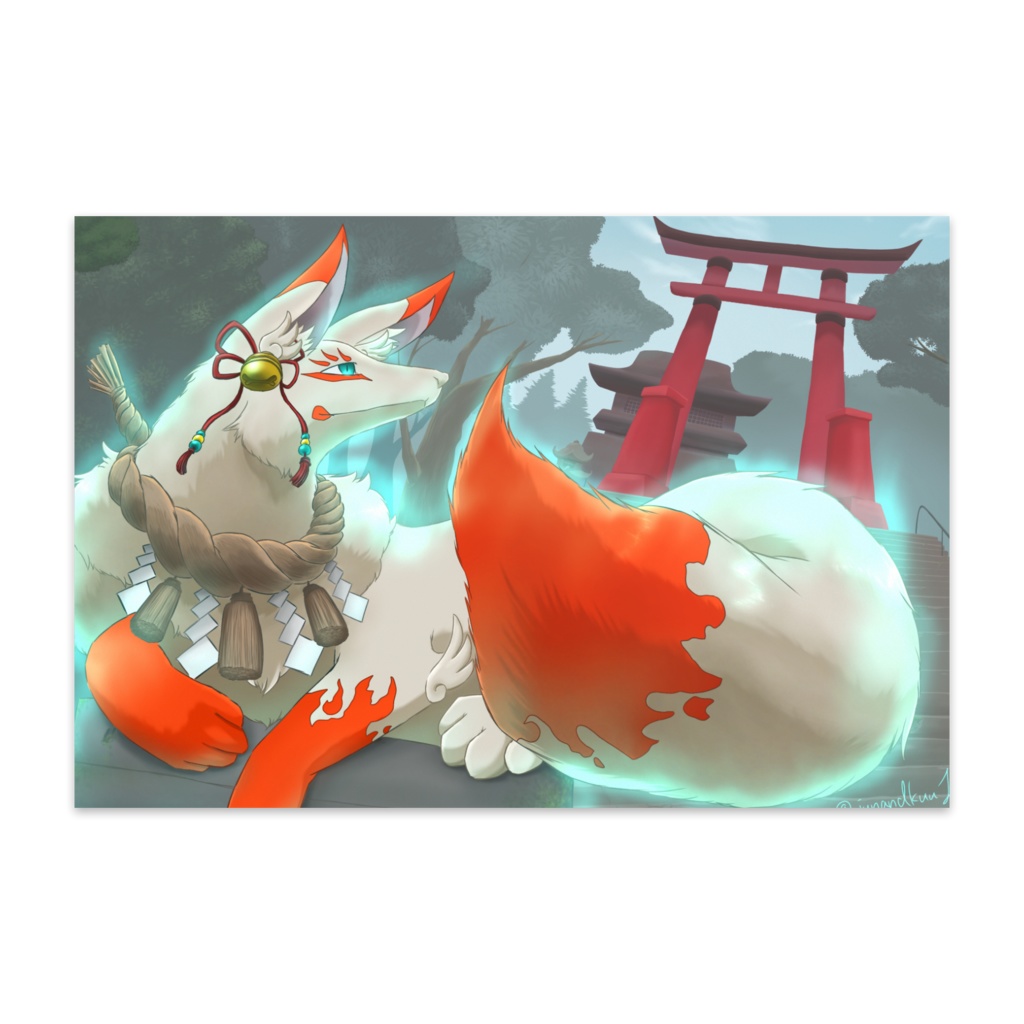 お稲荷様 ポストカード