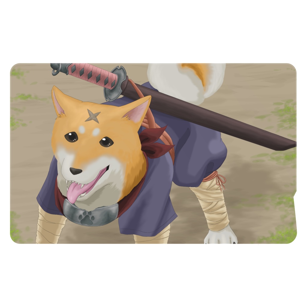 ICカードステッカー 忍者犬くん
