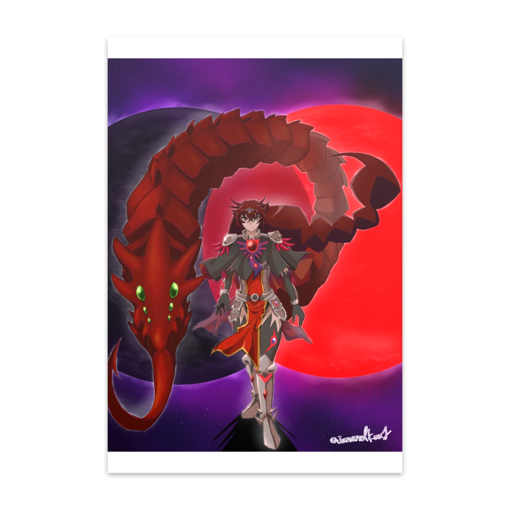 ポストカード 火星×冥王星