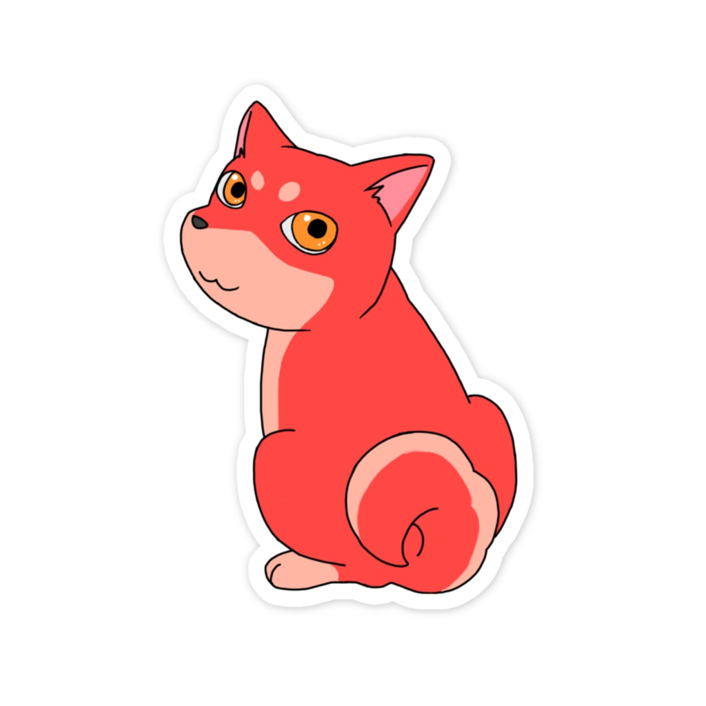 スマホステッカー 柴犬