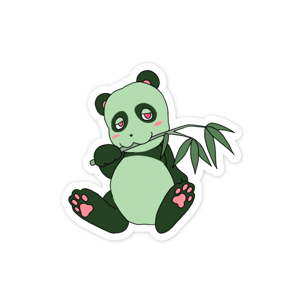 スマホステッカー パンダ