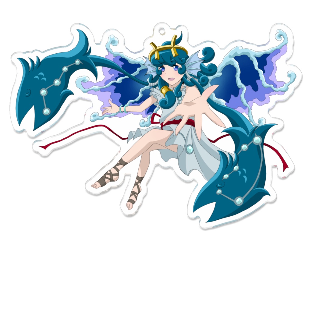 双魚宮 アクリルキーホルダー
