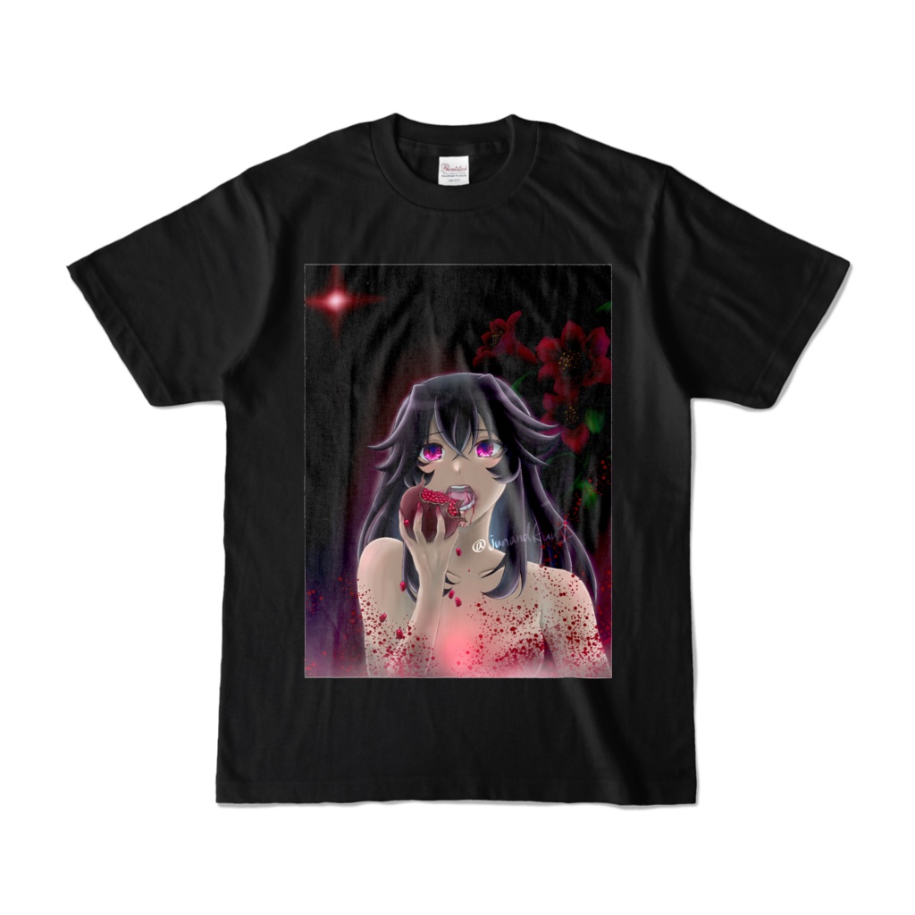 Tシャツ 冥王の片道切符-ザクロ-