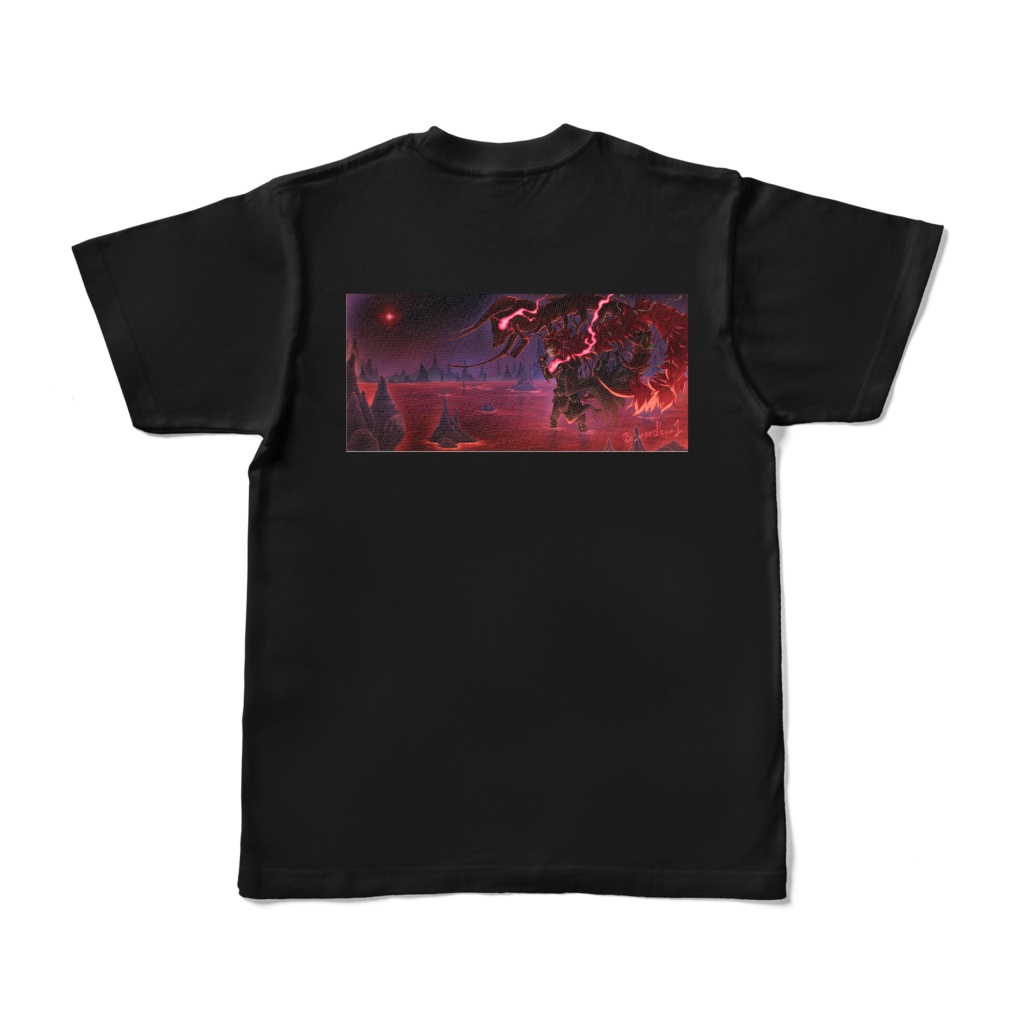 Tシャツ 冥王の片道切符-ザクロ-