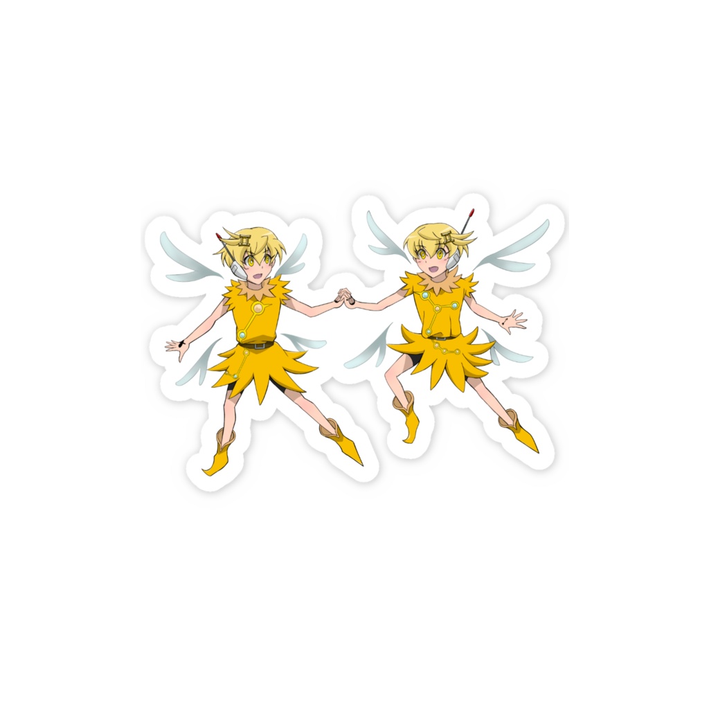 双児宮 スマホステッカー