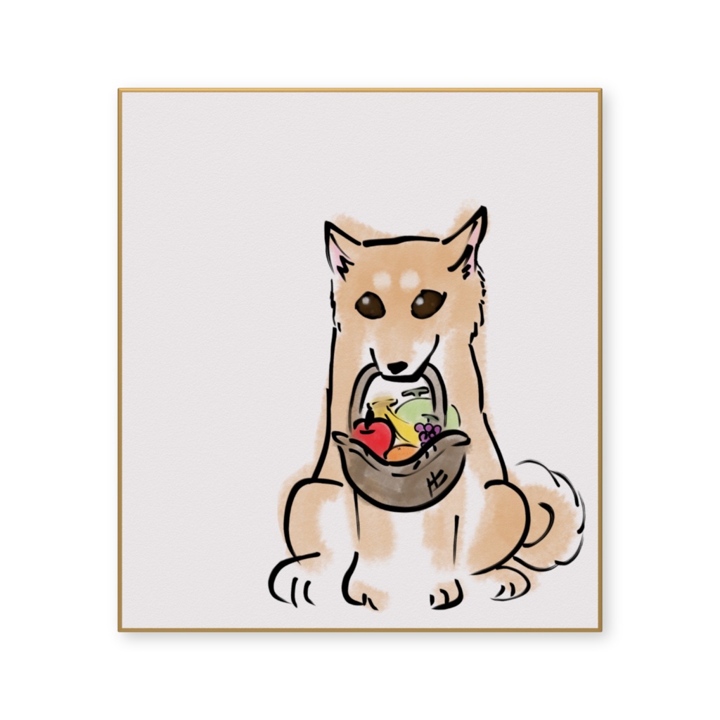 色紙 しばわんこ〜和のこころ〜