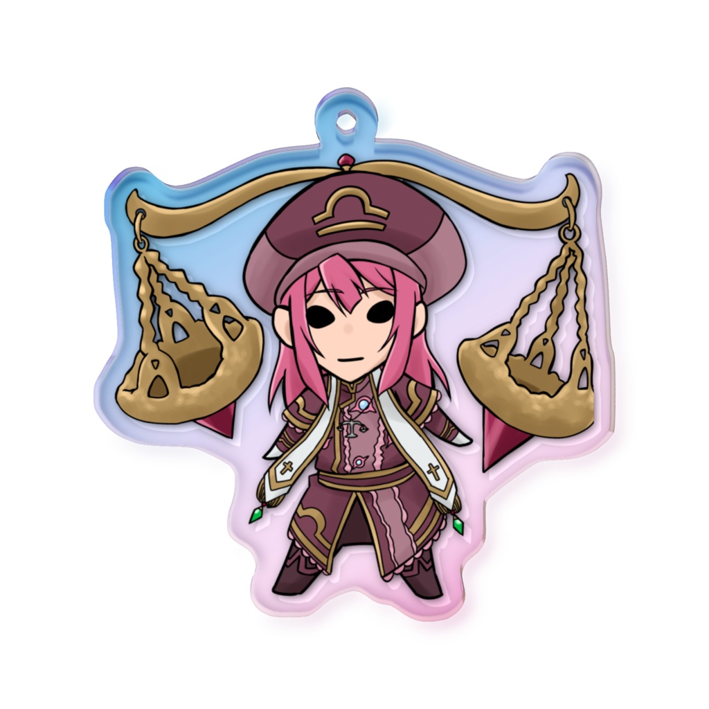 天秤宮 アクリルキーホルダー