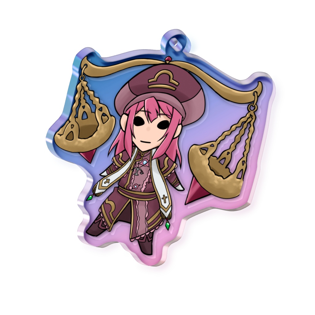 天秤宮 アクリルキーホルダー