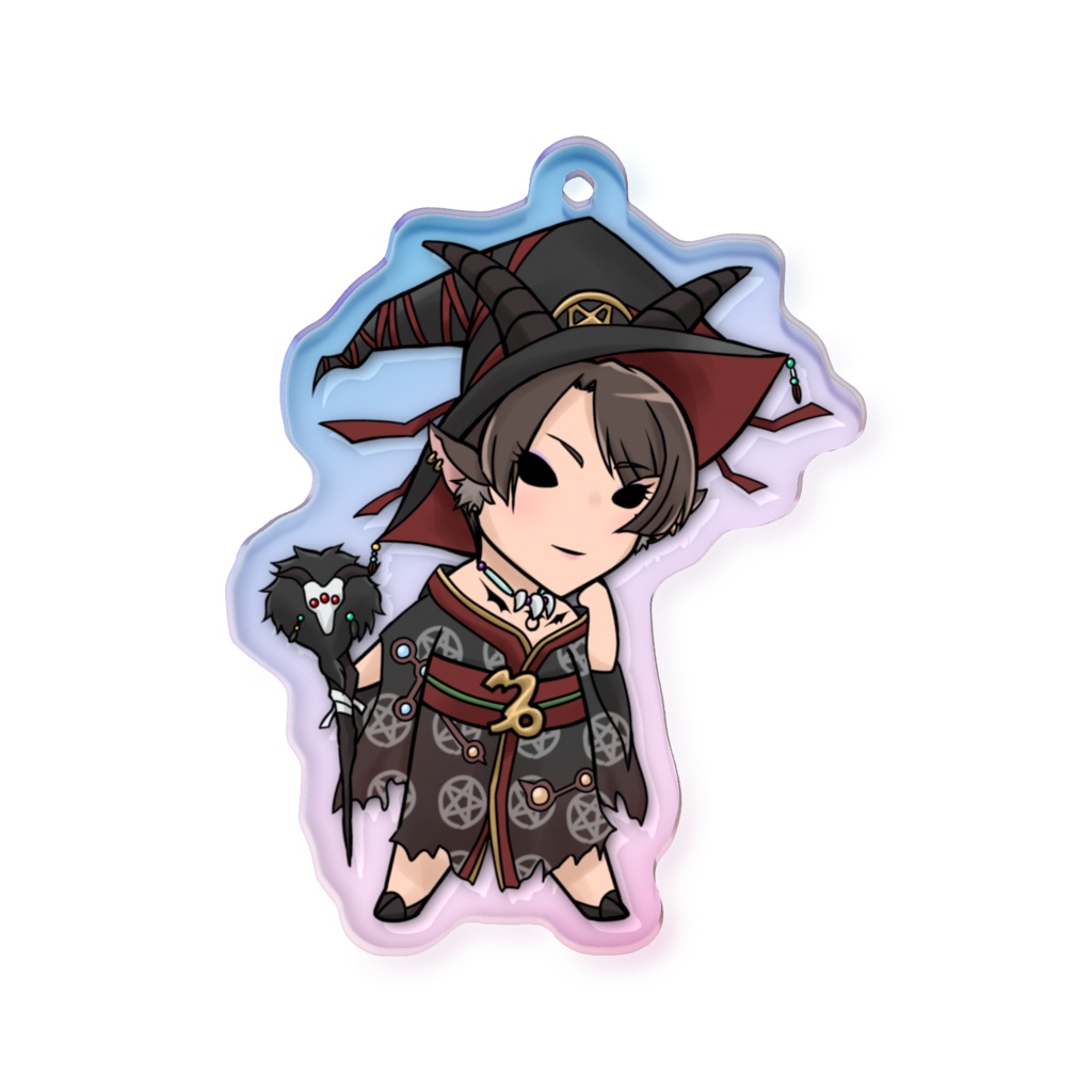 磨羯宮 アクリルキーホルダー