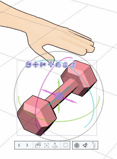 【無料】3Dダンベル3色セット