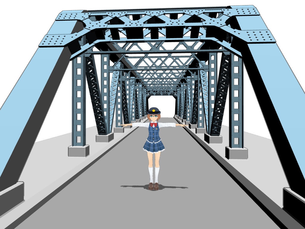 【無料】3D江東区鉄橋
