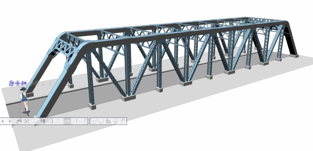 【無料】3D江東区鉄橋