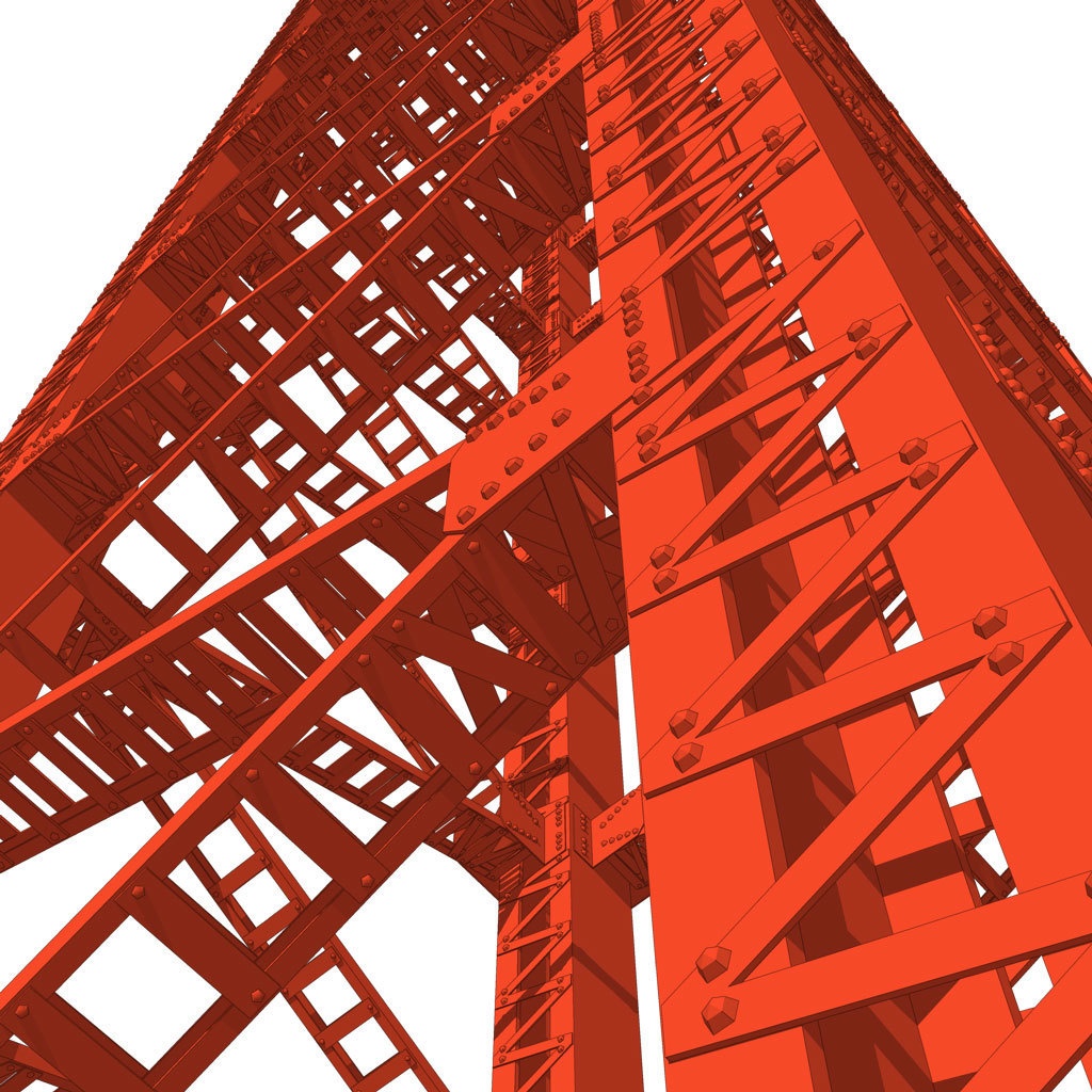 【無料】3D鉄骨タワー